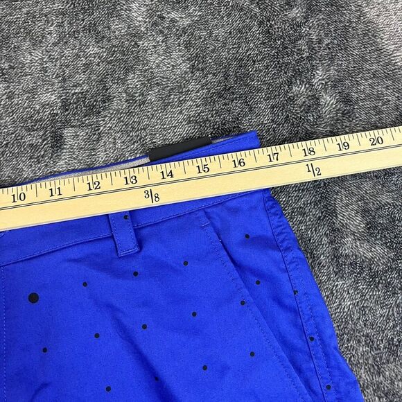 Nike Dri-Fit Standard Fit Blue Polka Dot Golf Shorts 9" Inseam Men's 32 NWT - Picture 5 of 9